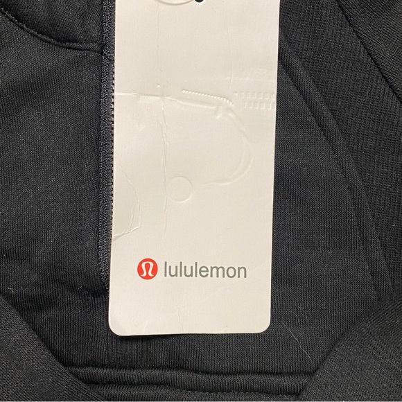 Lululemon Kids Black Half-Zip Pullover Size 5-6Y With Thumb Holes - Picture 8 of 13